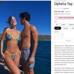 Strawberry Milk Mob Ophelia Top